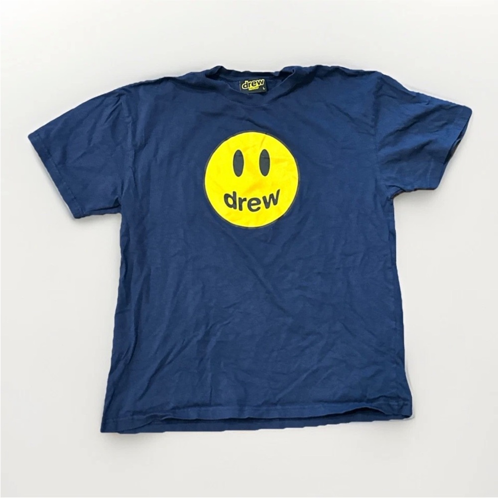 Drew House SS Tee Shirt Dark Navy Mascot Logo Size Large